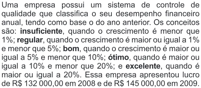 Trecho original com figura, tabela ou fórmula da questão 154 do ENEM 2010 - Dia 2 - Caderno 5 - Amarelo – Aplicação regular.
