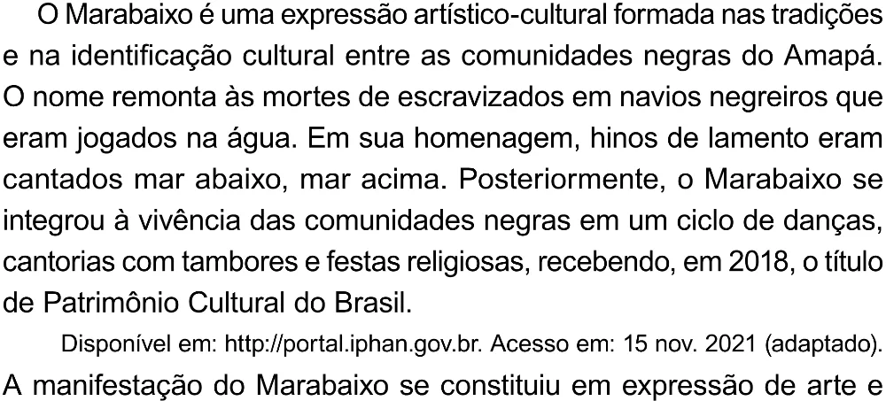 Trecho original com figura, tabela ou fórmula da questão 14 do ENEM 2023 - 1º Dia – Caderno 10 – Verde (Libras) – Aplicação Regular - (Superampliada).
