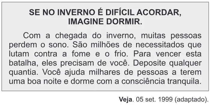 Trecho original com figura, tabela ou fórmula da questão 124 do ENEM 2011 - 2º Dia - Caderno 7 - Azul – Aplicação regular.