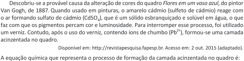Trecho original com figura, tabela ou fórmula da questão 107 do ENEM 2025 - 2º Dia – Caderno 11 – Laranja (Braile e ledor) – Aplicação Regular - (Ampliada) - Belém, Ananindeua e Marituba.