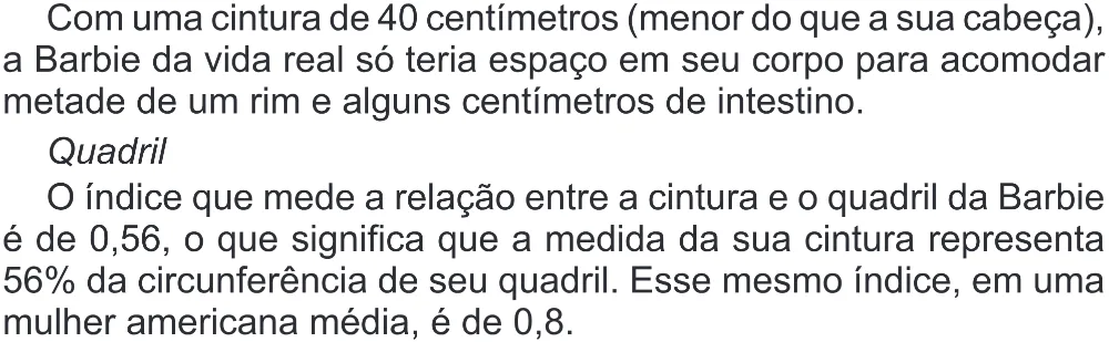Trecho original com figura, tabela ou fórmula da questão 26 do ENEM 2017 - 1º Dia - Caderno 1 - Azul (Superampliada) – Aplicação regular.