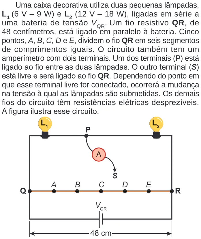 Trecho original com figura, tabela ou fórmula da questão 110 do ENEM 2024 - 2º Dia – Caderno 5 – Amarelo – Aplicação Regular.