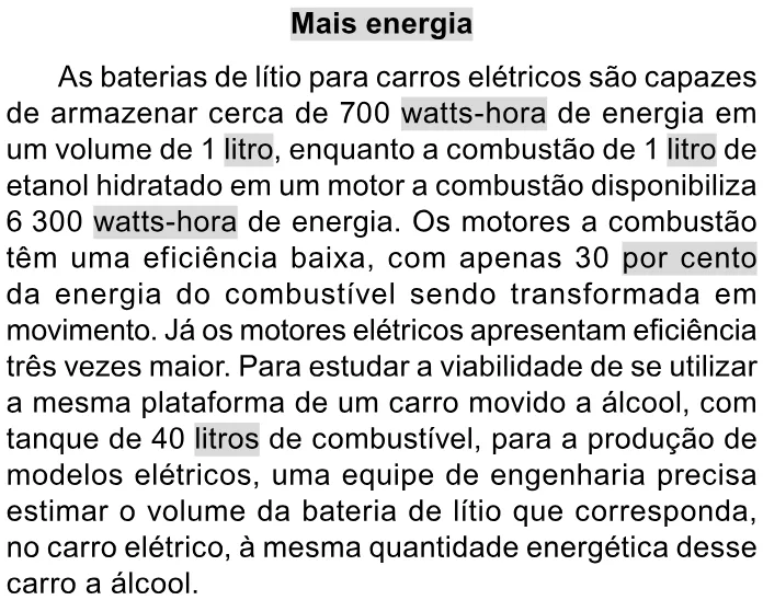 Trecho original com figura, tabela ou fórmula da questão 120 do ENEM 2023 - 2º Dia – Caderno 11 – Laranja (braile e ledor) – Reaplicação/PPL.