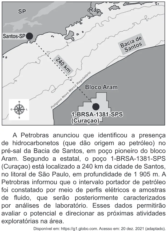 Trecho original com figura, tabela ou fórmula da questão 51 do ENEM 2022 - 1º Dia – Caderno 3 – Branco – Reaplicação/PPL.
