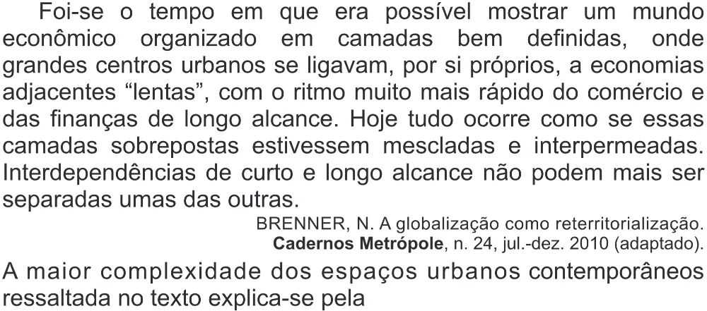 Trecho original com figura, tabela ou fórmula da questão 53 do ENEM 2018 - 1º Dia - Caderno 1 - Azul (Superampliada) – Aplicação regular.