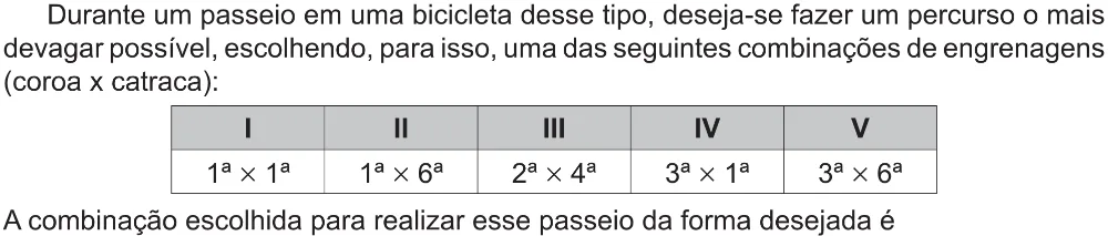 Trecho original com figura, tabela ou fórmula da questão 166 do ENEM 2017 - 2º Dia - Caderno 5 – Amarelo(Ampliada) – Aplicação regular.