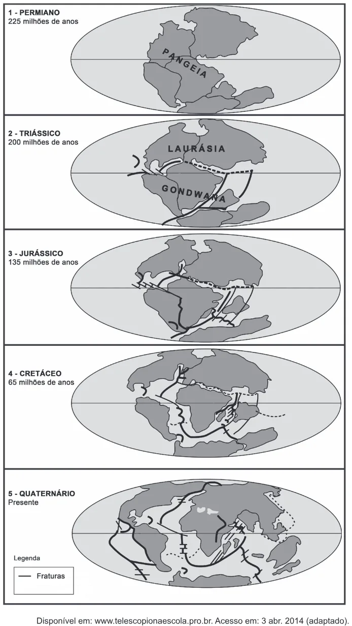 Trecho original com figura, tabela ou fórmula da questão 36 do ENEM 2014 - 1º Dia - Caderno 3 - Branco – Aplicação regular.
