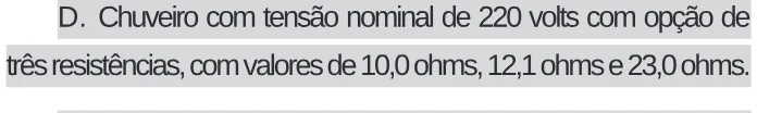 Alternativa D da questão 120 do ENEM 2020 - 2º Dia – Caderno 11 – Laranja (braile e ledor) – Reaplicação/PPL.
