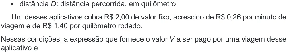 Trecho original com figura, tabela ou fórmula da questão 138 do ENEM 2024 - 2º Dia – Caderno 8 – Verde – Aplicação Regular - (Ampliada).