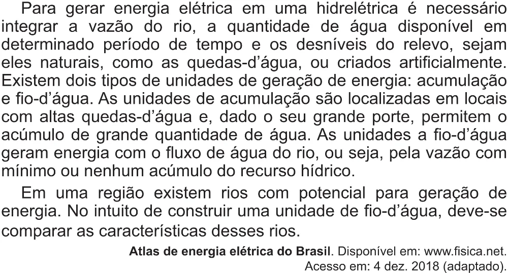 Trecho original com figura, tabela ou fórmula da questão 122 do ENEM 2021 - 2º Dia – Caderno 5 – Amarelo (Superampliada) – Reaplicação/PPL/Segunda Oportunidade.