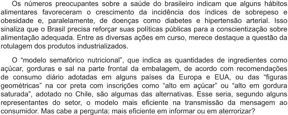 Trecho original com figura, tabela ou fórmula da questão 13 do ENEM 2021 - 1º Dia – Caderno 2 – Amarelo (Ampliada) – Reaplicação/PPL/Segunda Oportunidade.