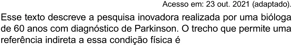 Trecho original com figura, tabela ou fórmula da questão 39 do ENEM 2023 - 1º Dia – Caderno 4 – Rosa (Superampliada) – Reaplicação/PPL.