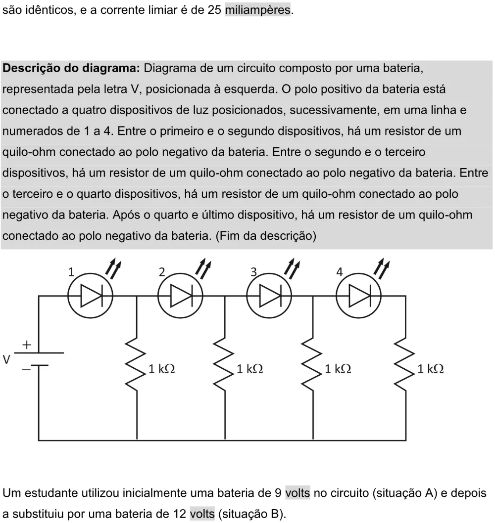 Trecho original com figura, tabela ou fórmula da questão 120 do ENEM 2025 - 2º Dia – Caderno 11 – Laranja (Braile e ledor) – Aplicação Regular - Leitor de tela (NVDA) - Belém, Ananindeua e Marituba.