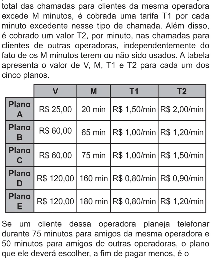 Trecho original com figura, tabela ou fórmula da questão 155 do ENEM 2021 - 2º Dia – Caderno 5 – Amarelo – Reaplicação/PPL/Segunda Oportunidade.