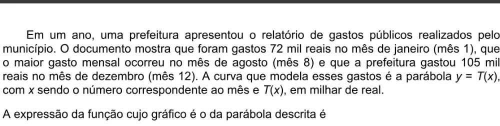 Trecho original com figura, tabela ou fórmula da questão 152 do ENEM 2020 - 2º Dia - Caderno 5 – Amarelo – Aplicação digital.