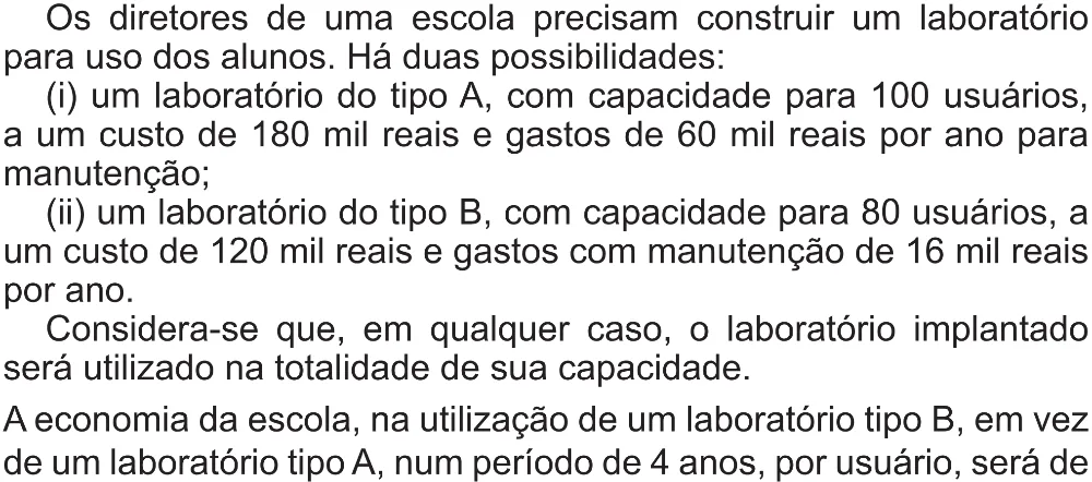 Trecho original com figura, tabela ou fórmula da questão 140 do ENEM 2021 - 2º Dia – Caderno 5 – Amarelo (Superampliada) – Aplicação Regular.