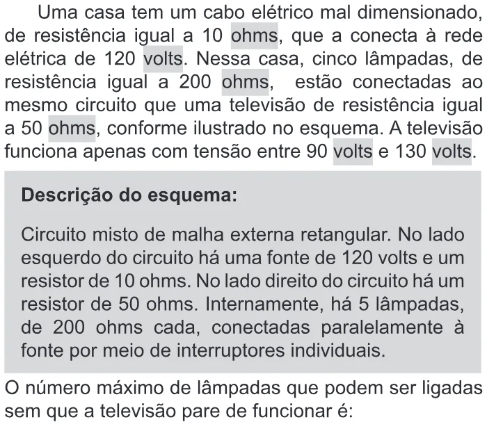 Trecho original com figura, tabela ou fórmula da questão 103 do ENEM 2019 - 2º Dia – Caderno 11 – Laranja (Braile e Ledor) – Aplicação Regular.