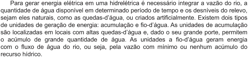 Trecho original com figura, tabela ou fórmula da questão 122 do ENEM 2021 - 2º Dia – Caderno 5 – Amarelo (Ampliada) – Reaplicação/PPL/Segunda Oportunidade.