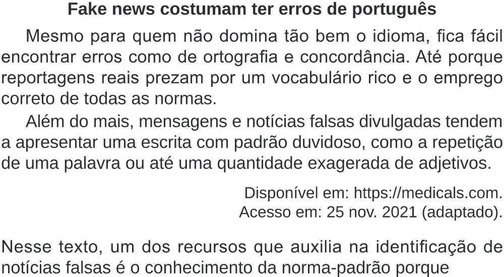 Trecho original com figura, tabela ou fórmula da questão 38 do ENEM 2024 - 1º Dia – Caderno 4 – Verde (Superampliada) – Reaplicação/PPL.