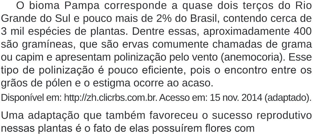 Trecho original com figura, tabela ou fórmula da questão 100 do ENEM 2024 - 2º Dia – Caderno 8 – Verde (Superampliada) – Reaplicação/PPL.