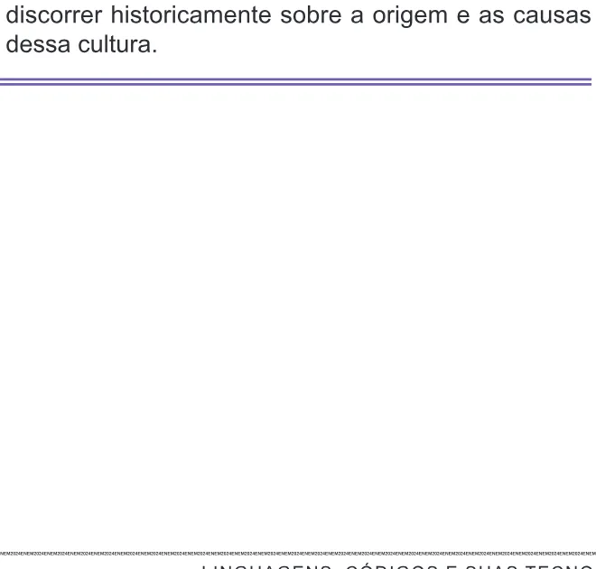 Alternativa E da questão 3 (espanhol) do ENEM 2024 - 1º Dia – Caderno 10 – Roxo (Libras) – Aplicação Regular.
