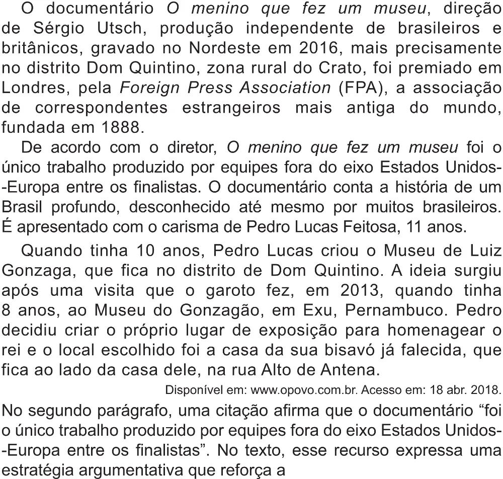 Trecho original com figura, tabela ou fórmula da questão 42 do ENEM 2021 - 1º Dia – Caderno 10 – Verde (Libras – Superampliada) – Aplicação Regular.