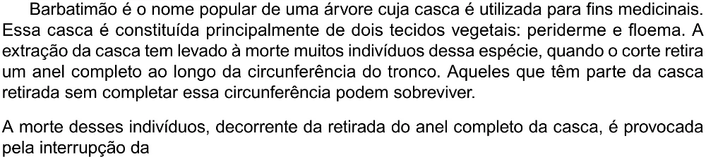 Trecho original com figura, tabela ou fórmula da questão 125 do ENEM 2023 - 2º Dia – Caderno 12 – Verde (Libras) – Aplicação Regular - (Ampliada).