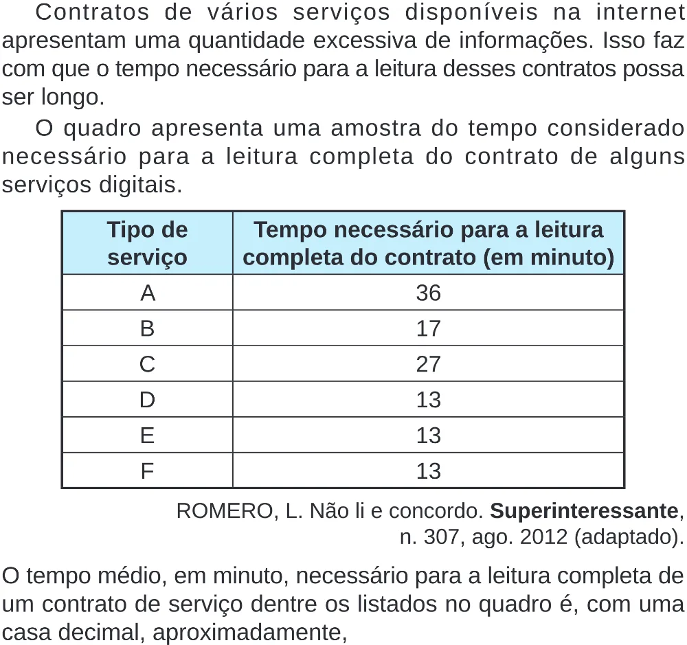 Trecho original com figura, tabela ou fórmula da questão 136 do ENEM 2024 - 2º Dia – Caderno 8 – Verde – Aplicação Regular - (Superampliada).