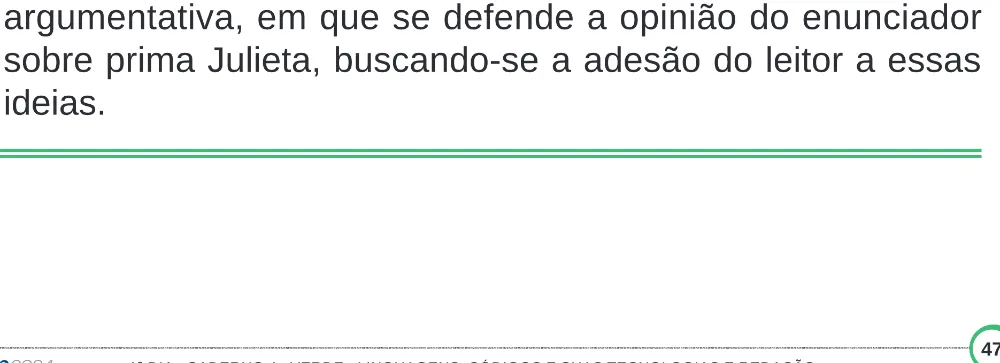 Alternativa E da questão 39 do ENEM 2024 - 1º Dia – Caderno 4 – Verde (Superampliada) – Reaplicação/PPL.