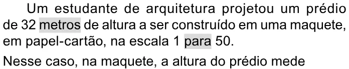 Trecho original com figura, tabela ou fórmula da questão 156 do ENEM 2023 - 2º Dia – Caderno 11 – Laranja (braile e ledor) – Reaplicação/PPL.