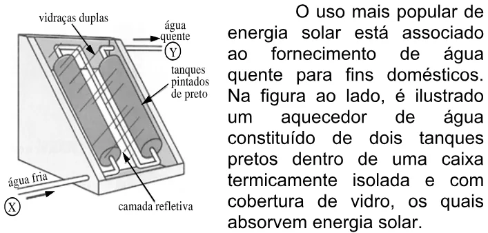 Trecho original com figura, tabela ou fórmula da questão 43 do ENEM 2007 - Caderno Amarelo.