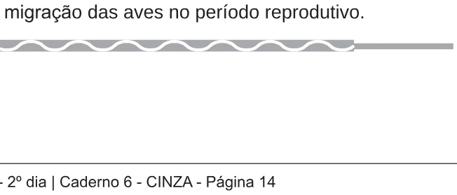 Alternativa E da questão 129 do ENEM 2017 - 2º Dia - Caderno 6 - Cinza – Reaplicação/PPL.