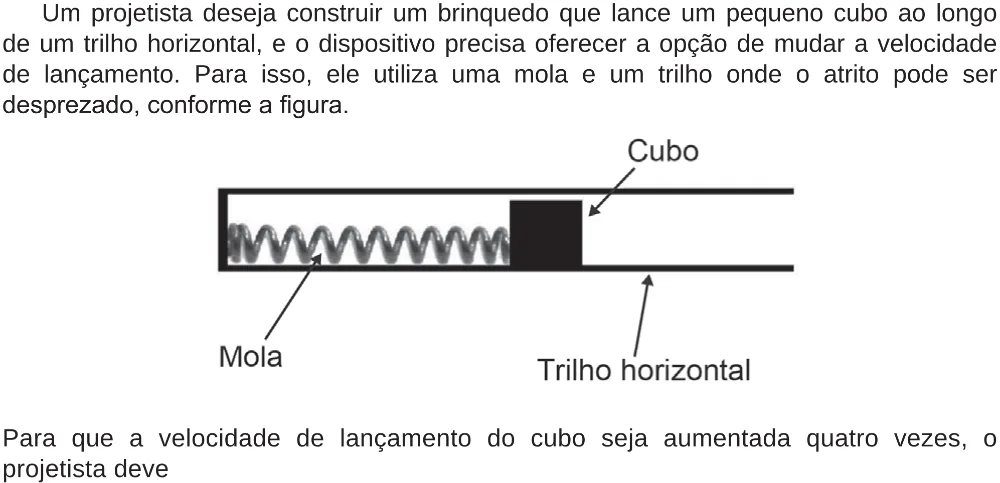 Trecho original com figura, tabela ou fórmula da questão 98 do ENEM 2018 - 2º Dia - Caderno 5 – Amarelo (Ampliada) – Aplicação regular.