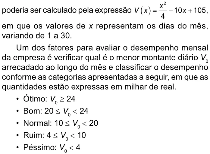 Trecho original com figura, tabela ou fórmula da questão 158 do ENEM 2023 - 2º Dia – Caderno 8 – Rosa – Aplicação Regular.