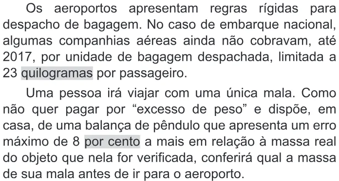 Trecho original com figura, tabela ou fórmula da questão 179 do ENEM 2022 - 2º Dia – Caderno 11 – Laranja (braile e ledor) – Reaplicação/PPL.