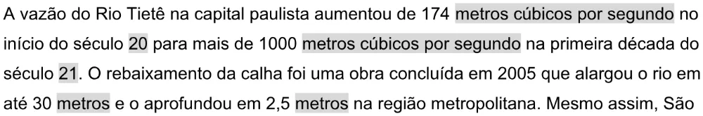 Trecho original com figura, tabela ou fórmula da questão 97 do ENEM 2025 - 2º Dia – Caderno 11 – Laranja (Braile e ledor) – Aplicação Regular - Leitor de tela (NVDA) - Belém, Ananindeua e Marituba.