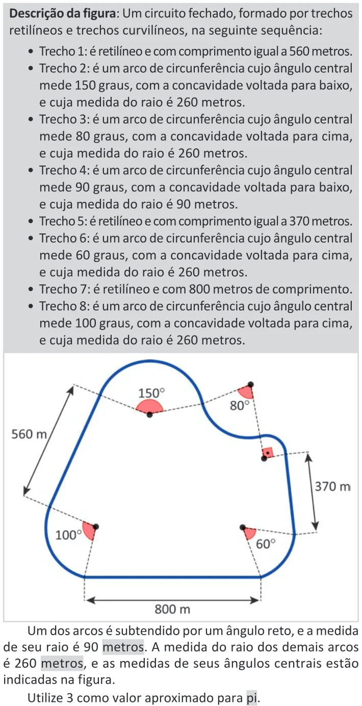 Trecho original com figura, tabela ou fórmula da questão 143 do ENEM 2025 - 2º Dia – Caderno 11 – Laranja (Braile e ledor) – Aplicação Regular - (Ledor) - Belém, Ananindeua e Marituba.