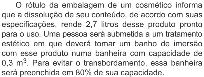 Trecho original com figura, tabela ou fórmula da questão 148 do ENEM 2019 - 2º Dia – Caderno 7 – Azul – Aplicação Regular.