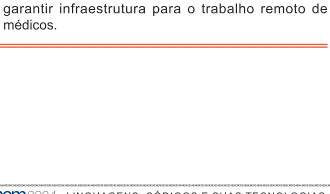 Alternativa E da questão 34 do ENEM 2024 - 1º Dia – Caderno 9 – Laranja (Braile e ledor) – Aplicação Regular.