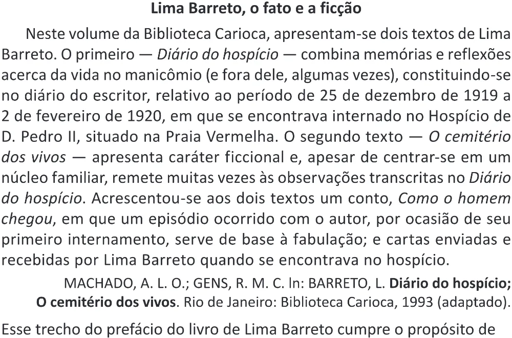 Trecho original com figura, tabela ou fórmula da questão 20 do ENEM 2025 - 1º Dia – Caderno 9 – Laranja (Braile e ledor) – Aplicação Regular - (Superampliada) - Belém, Ananindeua e Marituba.