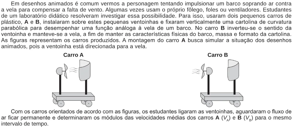 Trecho original com figura, tabela ou fórmula da questão 131 do ENEM 2018 - 2º Dia - Caderno 5 - Amarelo – Aplicação regular.