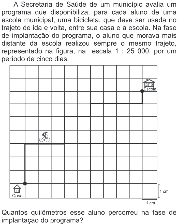 Trecho original com figura, tabela ou fórmula da questão 180 do ENEM 2013 - 2º Dia - Caderno 5 - Amarelo – Aplicação regular.