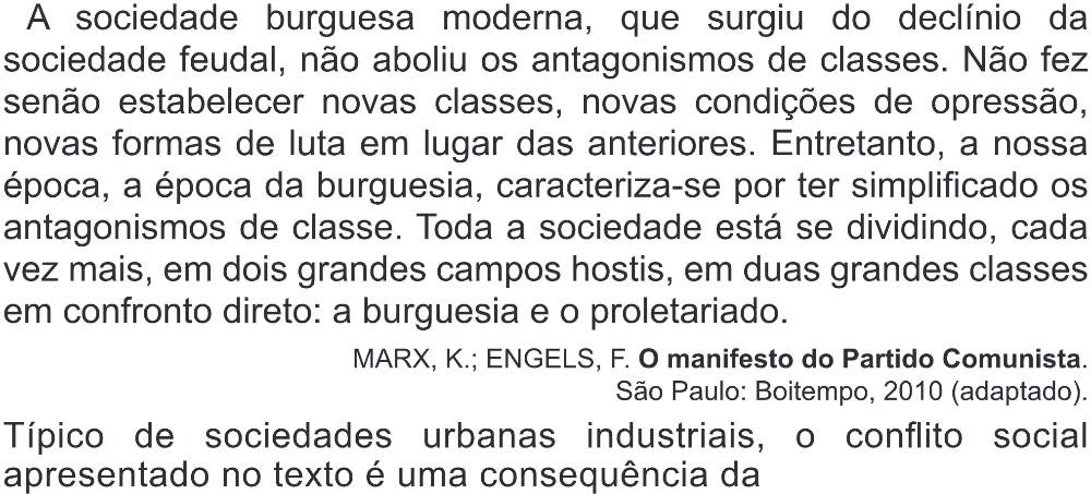 Trecho original com figura, tabela ou fórmula da questão 58 do ENEM 2022 - 1º Dia – Caderno 3 – Branco (Superampliada) – Reaplicação/PPL.