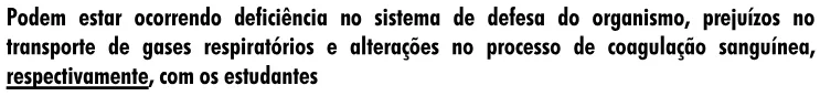 Trecho original com figura, tabela ou fórmula da questão 15 do ENEM 2001 - Caderno Amarelo.