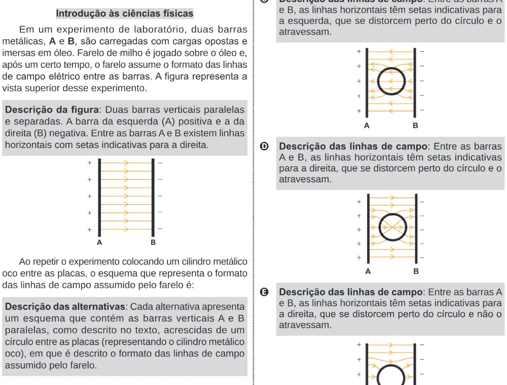 Trecho original com figura, tabela ou fórmula da questão 128 do ENEM 2024 - 2º Dia – Caderno 11 – Laranja (braile e ledor) – Aplicação Regular.