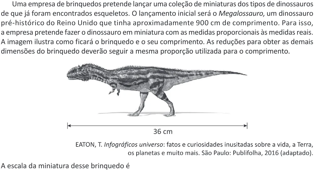 Trecho original com figura, tabela ou fórmula da questão 144 do ENEM 2025 - 2º Dia – Caderno 11 – Laranja (Braile e ledor) – Reaplicação - (Ampliada).