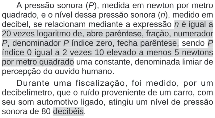 Trecho original com figura, tabela ou fórmula da questão 178 do ENEM 2024 - 2º Dia – Caderno 11 – Laranja (braile e ledor) – Reaplicação/PPL.
