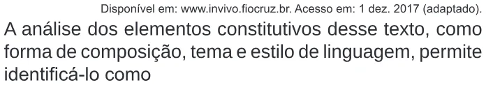 Trecho original com figura, tabela ou fórmula da questão 31 do ENEM 2020 - 1º Dia – Caderno 3 – Branco – Reaplicação/PPL.