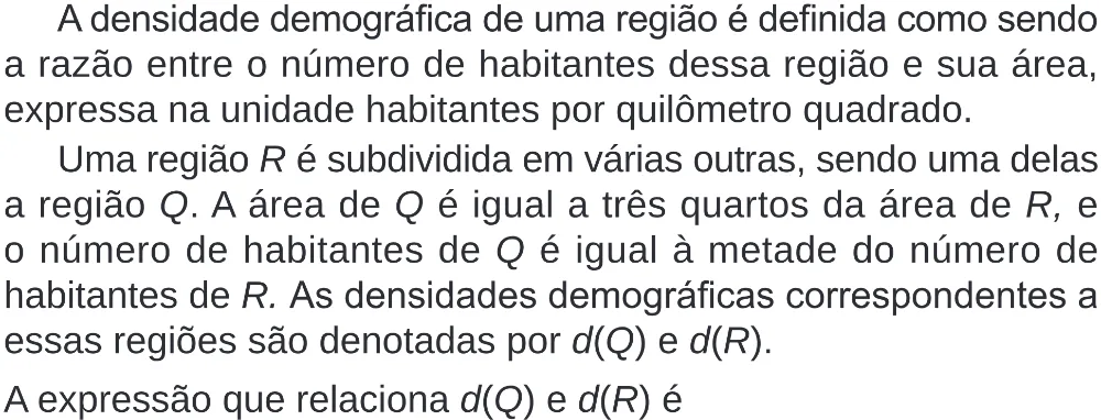 Trecho original com figura, tabela ou fórmula da questão 175 do ENEM 2024 - 2º Dia – Caderno 8 – Verde – Aplicação Regular - (Superampliada).