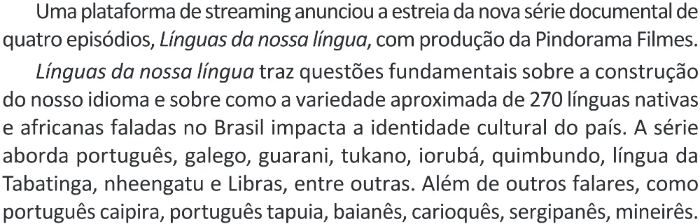 Trecho original com figura, tabela ou fórmula da questão 33 do ENEM 2025 - 1º Dia – Caderno 9 – Laranja (Braile e ledor) – Reaplicação - (Superampliada).